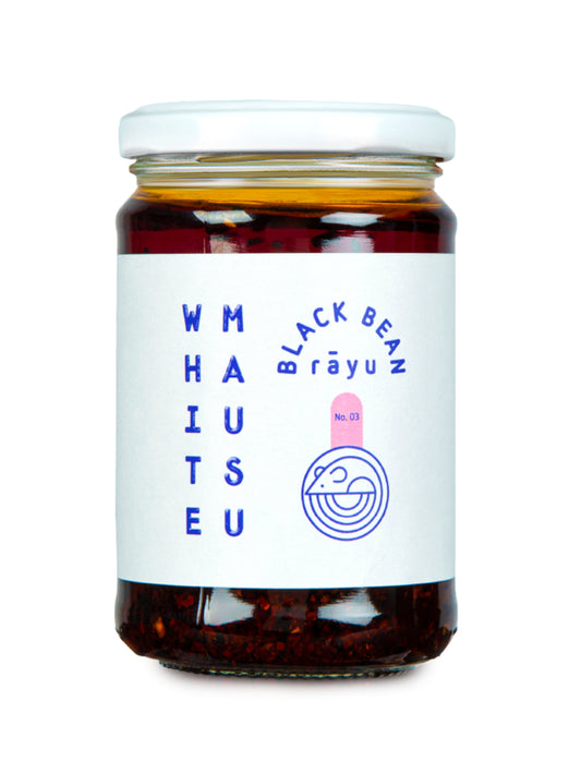 White Mausu Black Bean Rayu